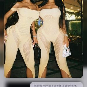 Junia taupe jumpsuit poster girl